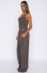 Take A Stance Pants Charcoal