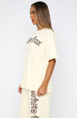 From The Archives Maya Oversized Tee Lemon