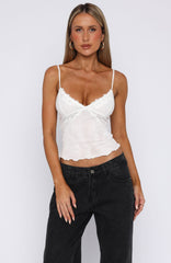 Sweet Sensation Cami Top White