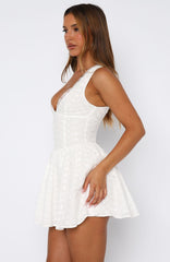 Tell Me Again Mini Dress White