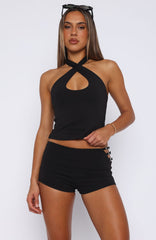 Ride Or Die Booty Short Black