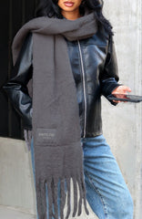 Luna Scarf Charcoal