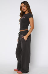 Shades Of Beauty Track Pants Charcoal