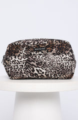 Take A Leap Cosmetic Bag Leopard