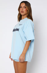 Ready To Go Oversized Tee Baby Blue