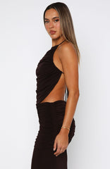 Everlasting Halter Top Chocolate