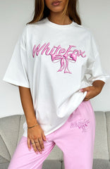 Protecting What's Mine Oversized Tee White