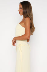 Bye Girl Strapless Bustier Butter
