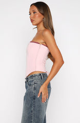 In My Mirror Bustier Baby Pink