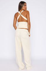 Take A Stance Pants Off White