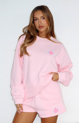 Keep Blooming Lounge Shorts Pink