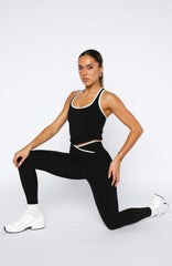 Form Leggings Black/White