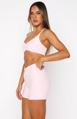 Radiate High Waisted Shorts Ballet Pink