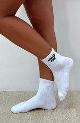 Offstage Socks White/Black