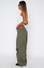 Commodity Parachute Pants Khaki