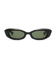 Tara Sunglasses Tortoise/Green
