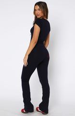 Made With Love Flare Pants Navy