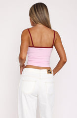 Don't Fit In Tank Top Pink