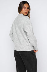 Unbreakable Bond Knit Jacket Grey Marle