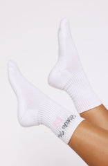 Lucky Thirteen Audrina Socks White