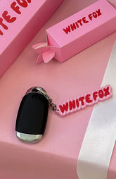 I've Got You Keychain Red/Pink Stripe