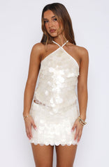 Athens Aura Shell Top White