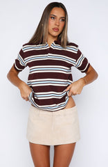 Silent Heartbeat Faux Suede Mini Skort Oat