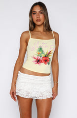 Wild Dreams Singlet Lemon