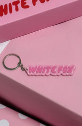 I've Got You Keychain Pink Snowflake