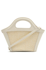 Jehan Top Handle Bag White