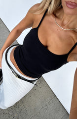 Just Let It Go Singlet Black