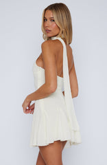 Moonlit Desire Mini Dress Off White