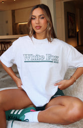 No Hesitation Oversized Tee Grey Marle