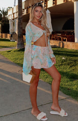 Aura Wave Mini Skirt Seaside Mottle