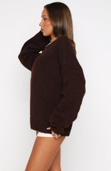 Softer Love Knit Sweater Chocolate