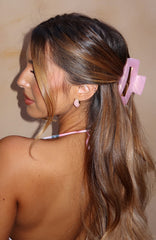 Teddy Earrings Gold/Pink