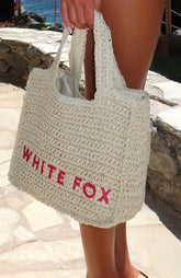 Tyrus Small Top Handle Bag Natural/Pink