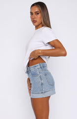 Charlotte Denim Mini Skirt Mid Blue