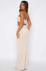 Lil Mermaid Maxi Skirt Latte