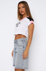 Bella Denim Shorts Light Blue