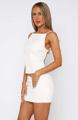 Don't Test Me Top White