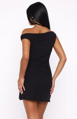Nights Away Mini Dress Black