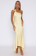 Miss Those Days Maxi Dress Lemon