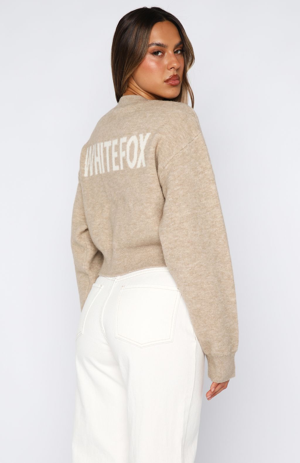 Can't Help Falling Knit Sweater Beige