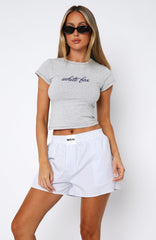 The Original Baby Tee Grey Marle