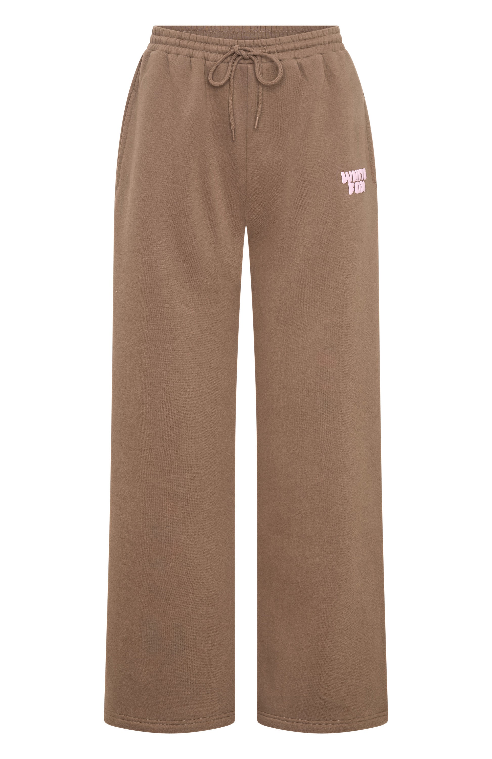 11th Street City Girl At Heart Wide Leg Sweatpants Cinnamon Bun