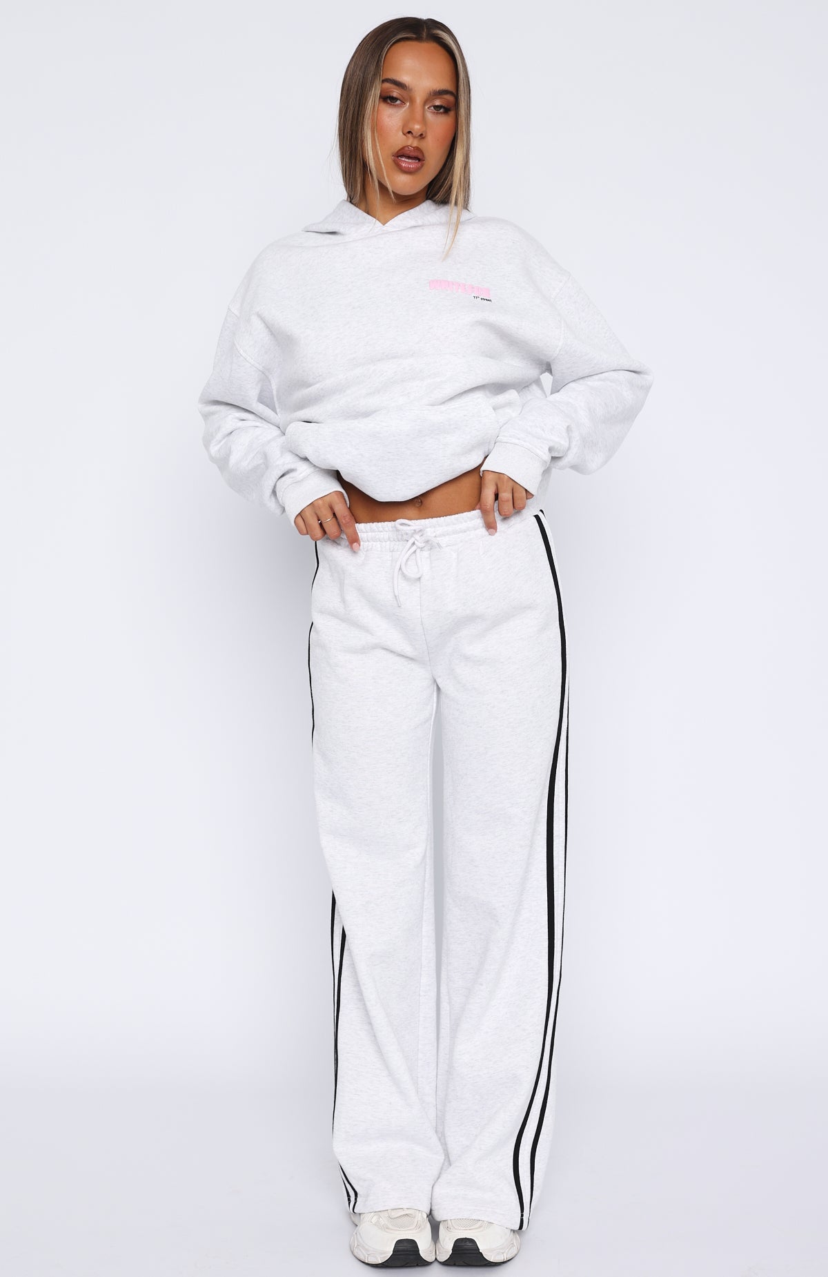 11th Street Out & About Wide Leg Sweatpants Glaze