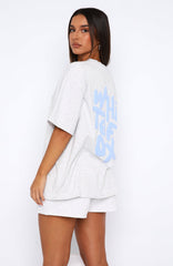 The New Standard Oversized Tee Grey Marle