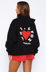 We Don't Talk Anymore Oversized Hoodie Black