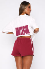 11th Street Out & About Lounge Shorts Raspberry Jelly